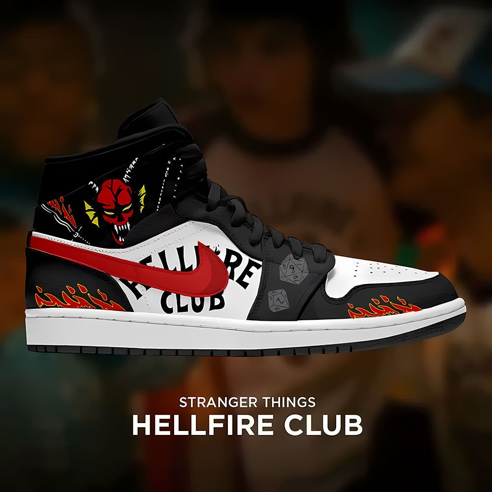 Hellfire Club Stranger Things High Top Shoes