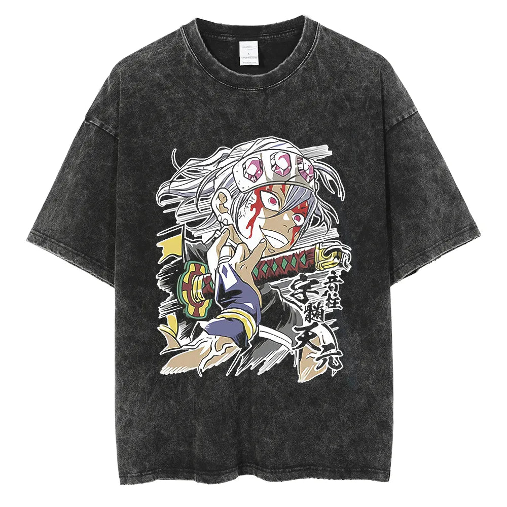 Demon Slayer Tengen Blade Dancer Vintage T-Shirt
