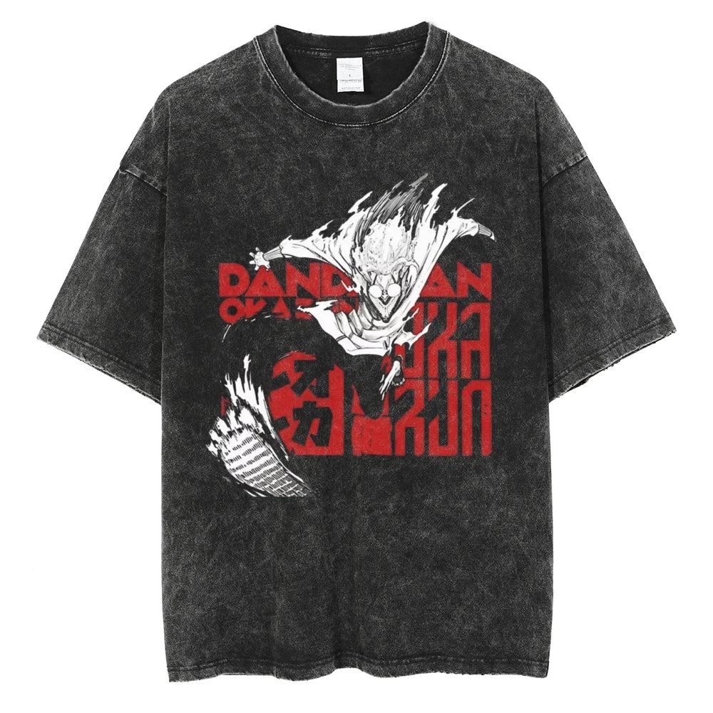 Dandadan Okarun's Might Oversized Vintage T-Shirt