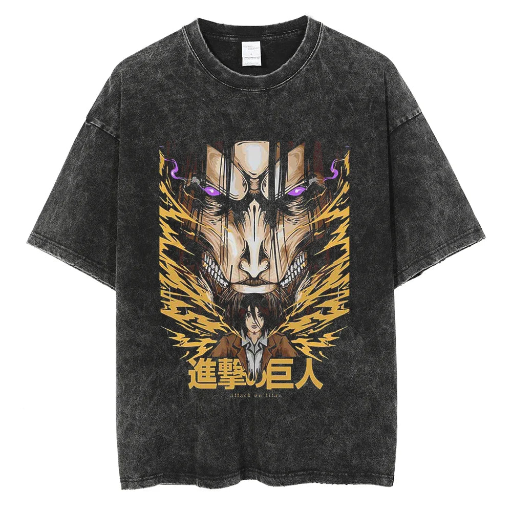 Attack on Titan Eren Yeager Attack Titan Vintage T-Shirt