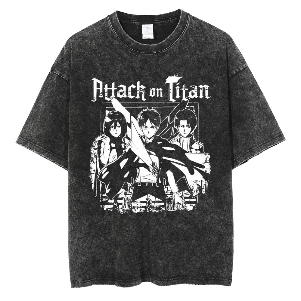 Attack on Titan Titan Slayers Vintage T-Shirt