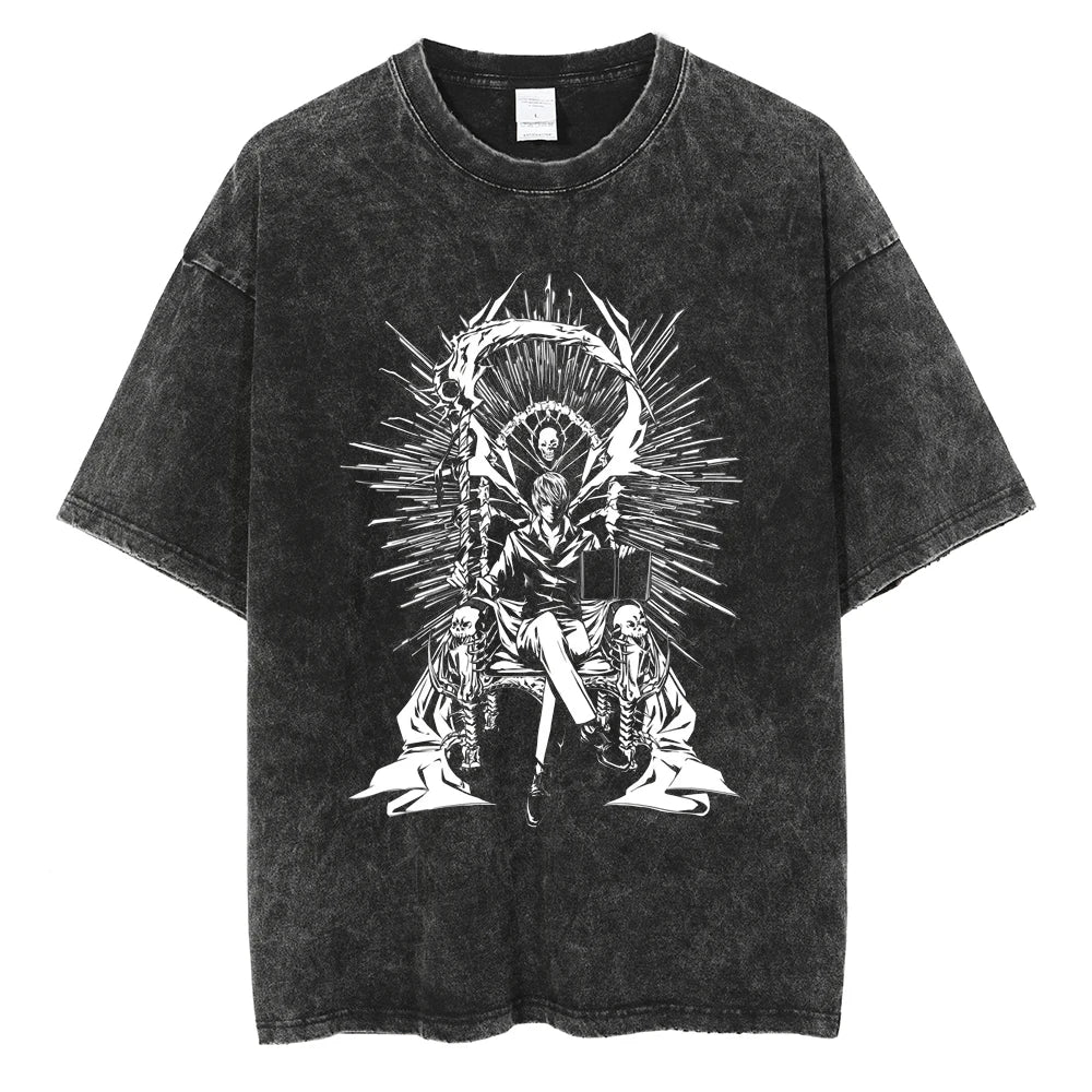 Death Note Kira's Legacy Oversized Vintage T-Shirt