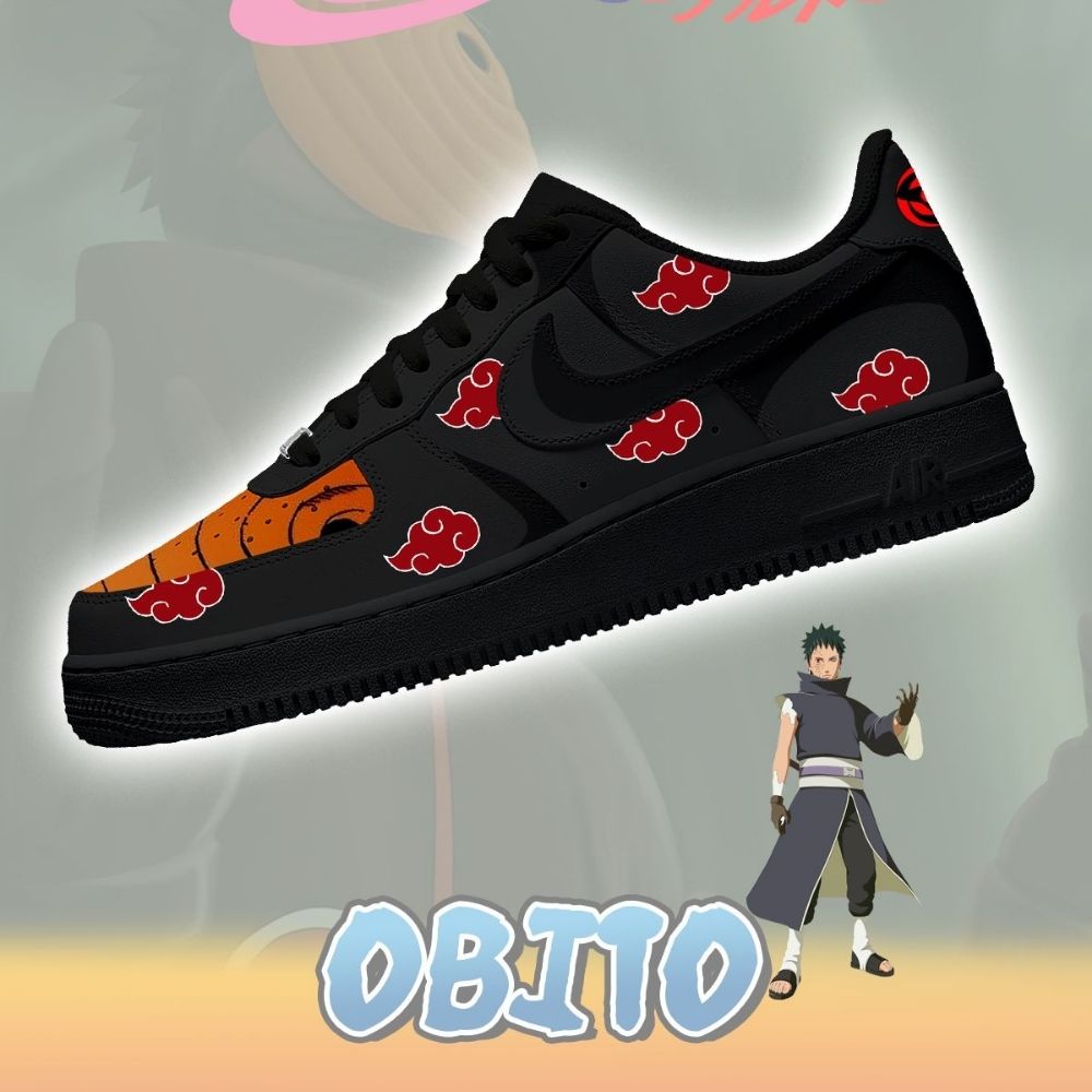 Akatsuki Obito No.1 Naruto AF1 Shoes