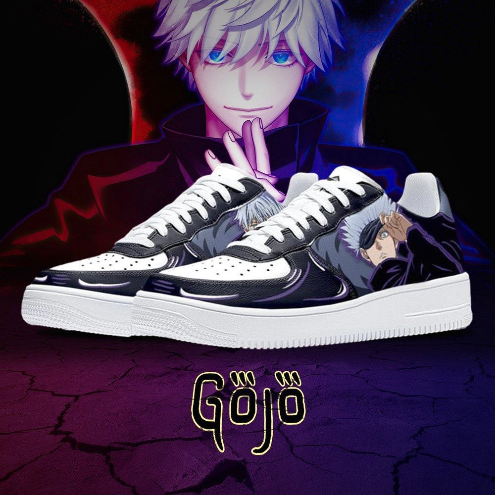 Satoru Gojo No.4 Jujutsu Kaisen AF1 Shoes